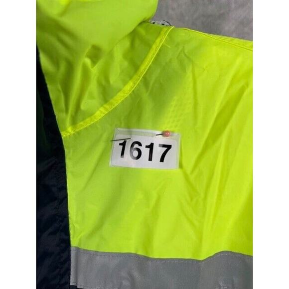 2 PC Yellow Safety RainSuit, Rain Jacket With Hoodie and Pants, Top-S Pants-XS - Picture 13 of 13